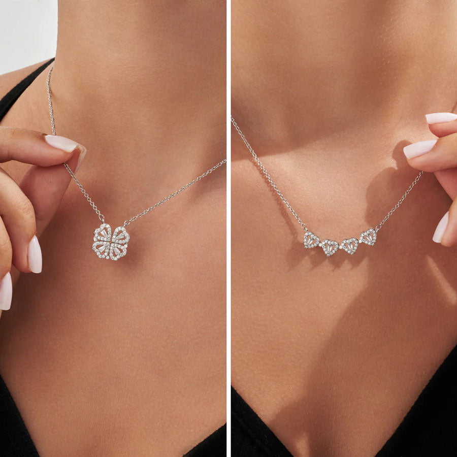 Clover Heart Necklace