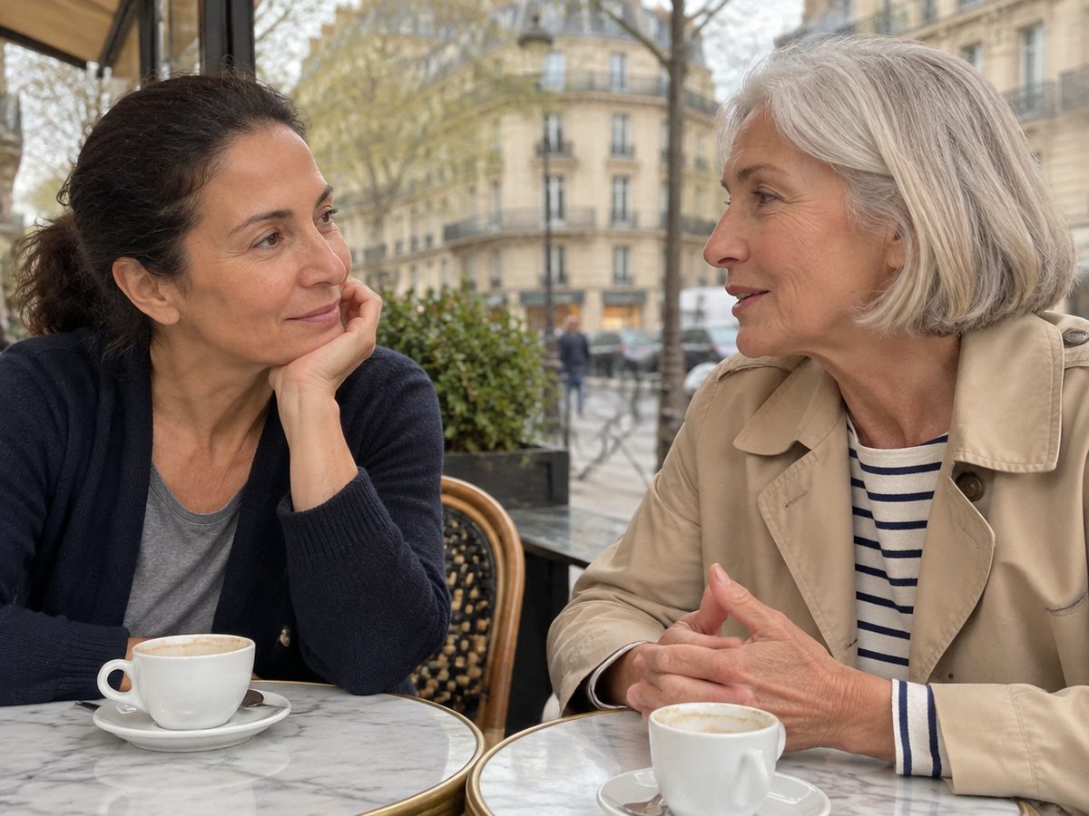 The founder listening to Elodie across café tables in Paris